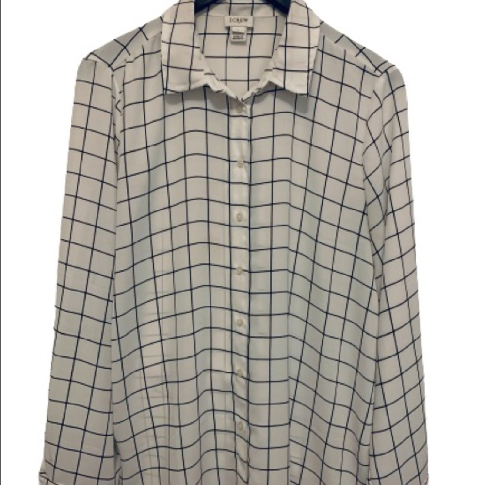 J. Crew Sheer Button Down